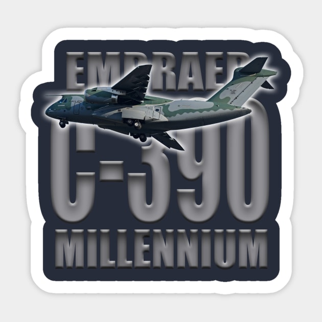 Embraer C-390 Millennium Sticker by Caravele